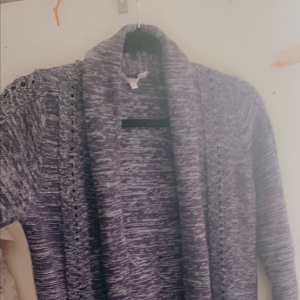 Honey Belle Purple Knit Catdigan Medium
